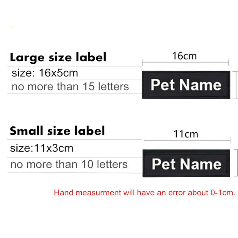 Personalized Pet Harness Collar