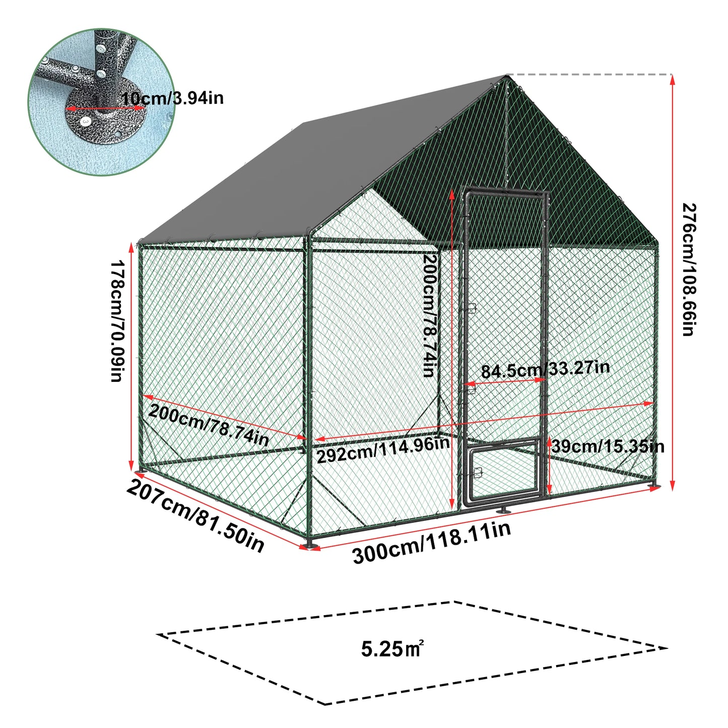 Heavy Duty Upgrade Outdoor Chicken Coop