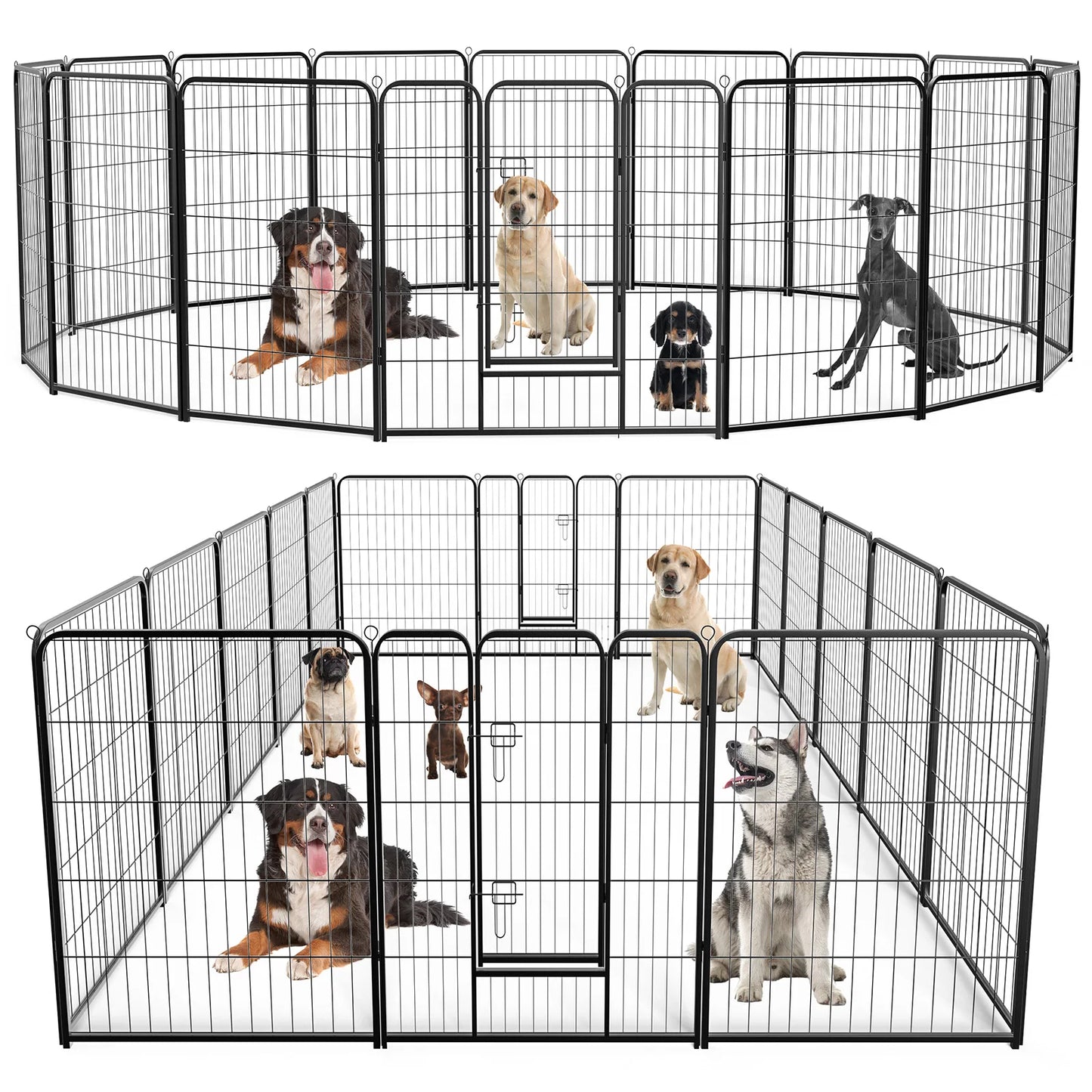 JHK 16 Panel Dog Playpen