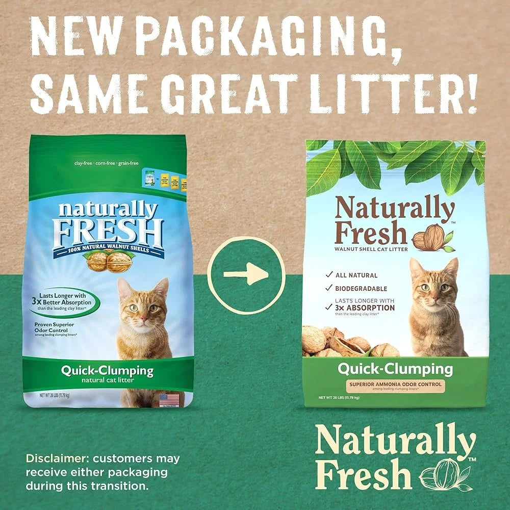 Walnut Shell Cat Litter 26lbs Unscented