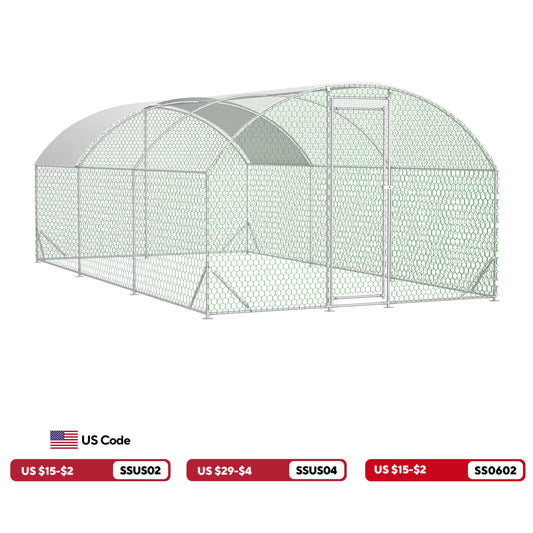 Large Chicken Coop Metal Chicken Run