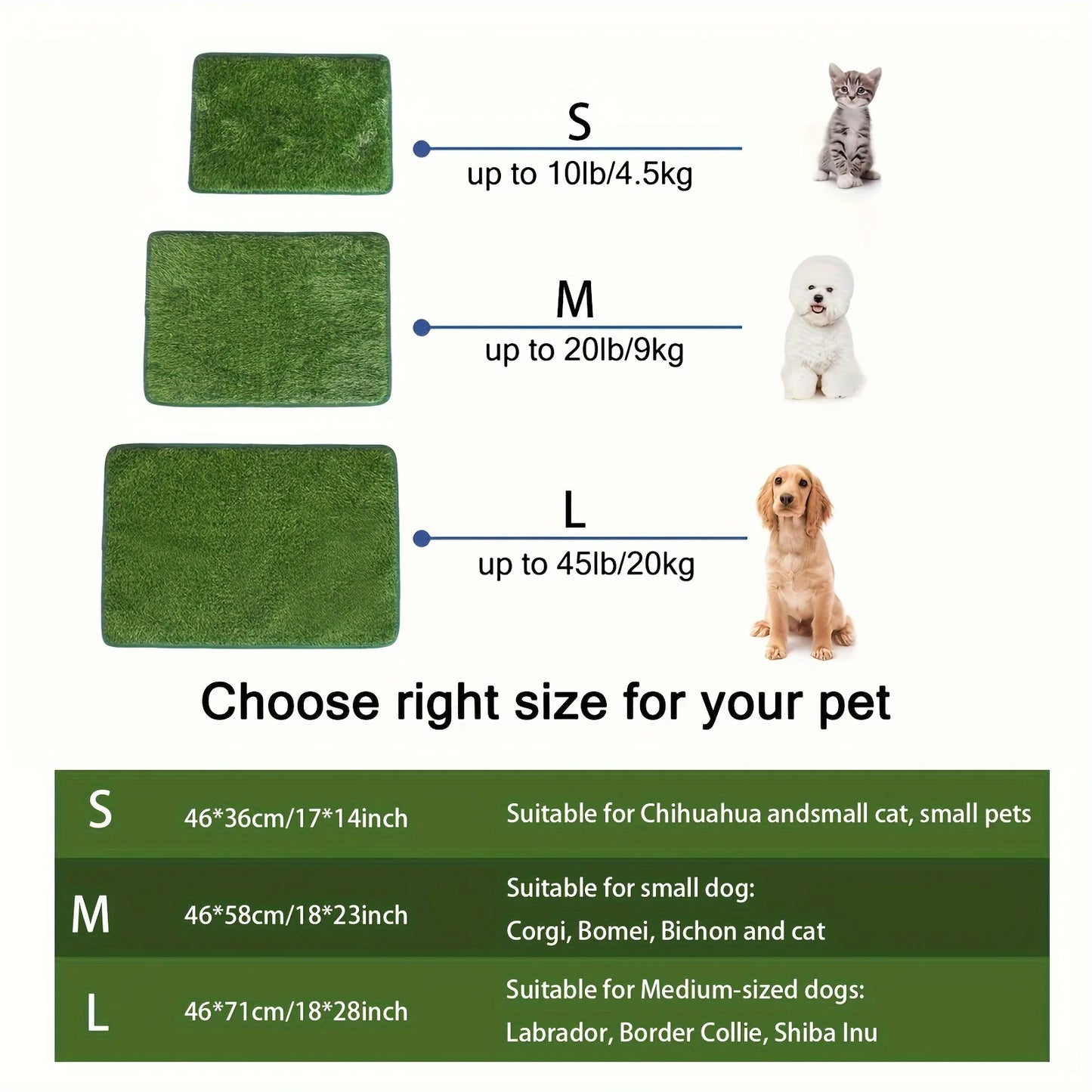 Reusable Dog Potty Training Mat