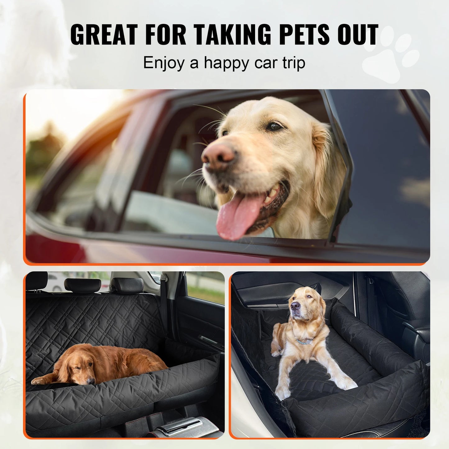 Dog Car Seat Waterproof Dog Booster