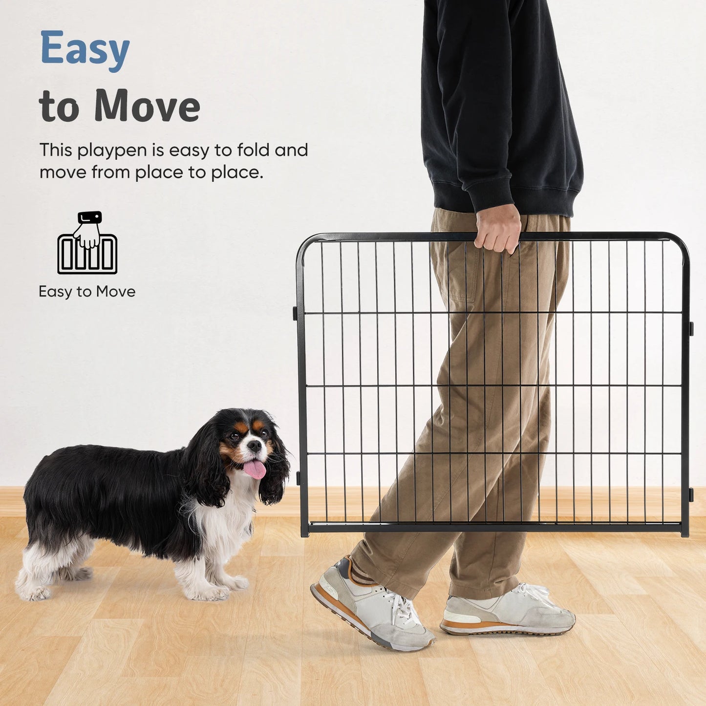 JHK 16 Panel Dog Playpen