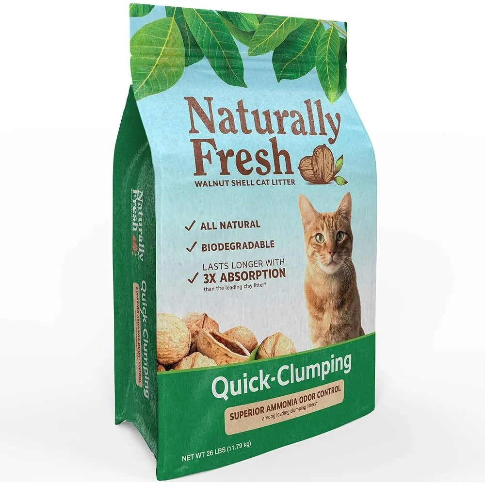 Walnut Shell Cat Litter 26lbs Unscented