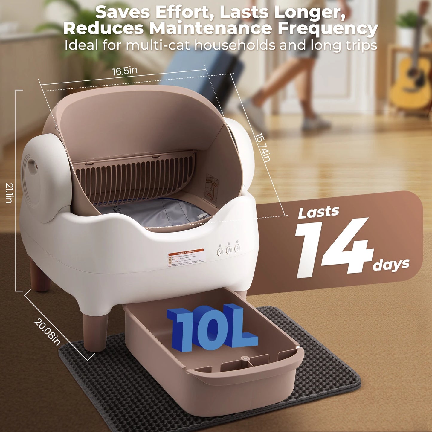 Self Cleaning Litter Box