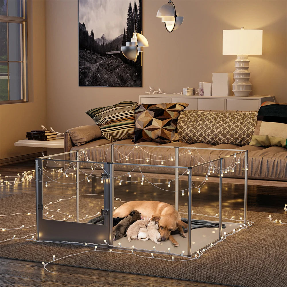 Extra Large Dog Playpen Acrylic Enclosure