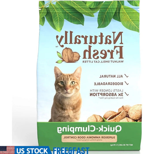 Walnut Shell Cat Litter 26lbs Unscented