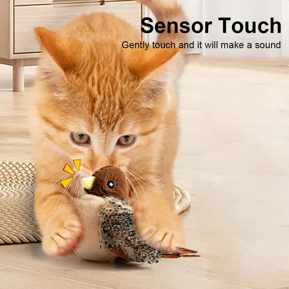 Flapping Bird Cat Toy Interactive