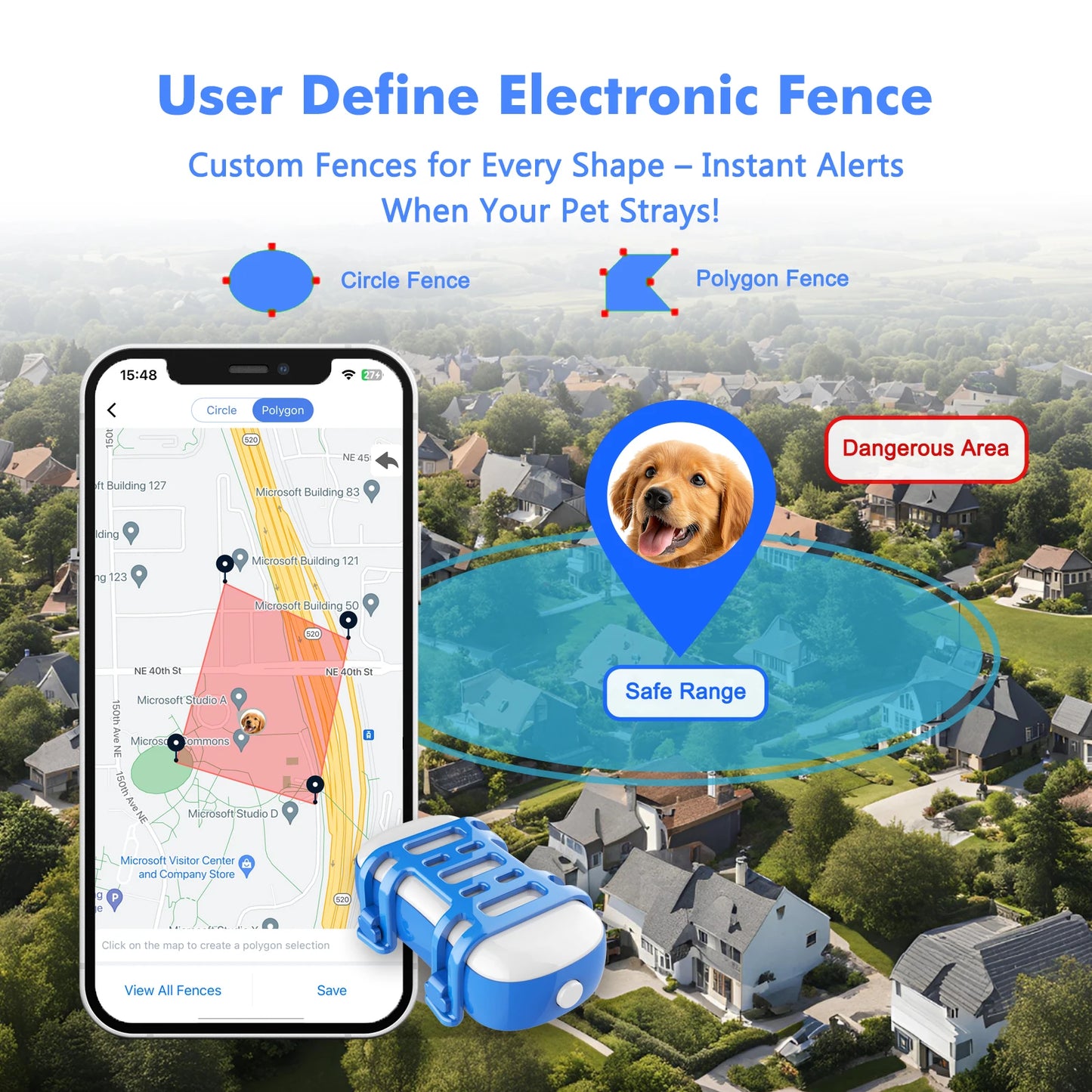 ‌4G Dog Cat GPS Tracker