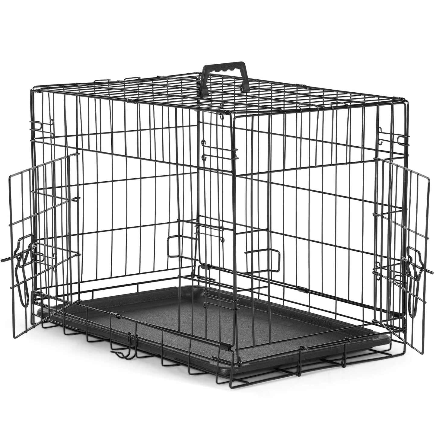 JHK Double Door Wire Dog Cage