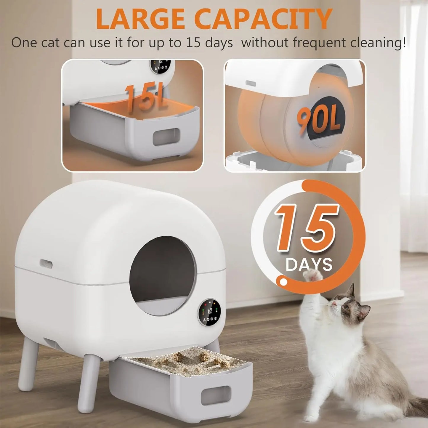 Self Cleaning Litter Box