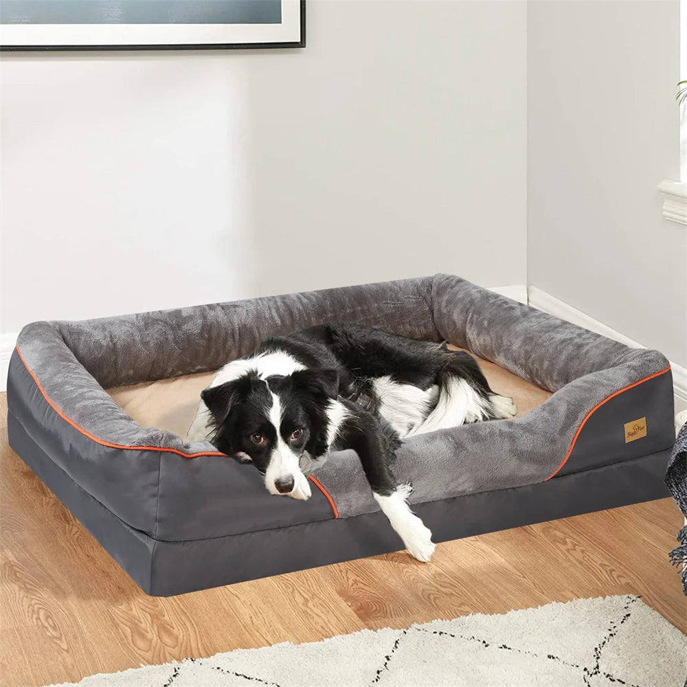 Large Orthopedic Memory Foam Pet Bed
